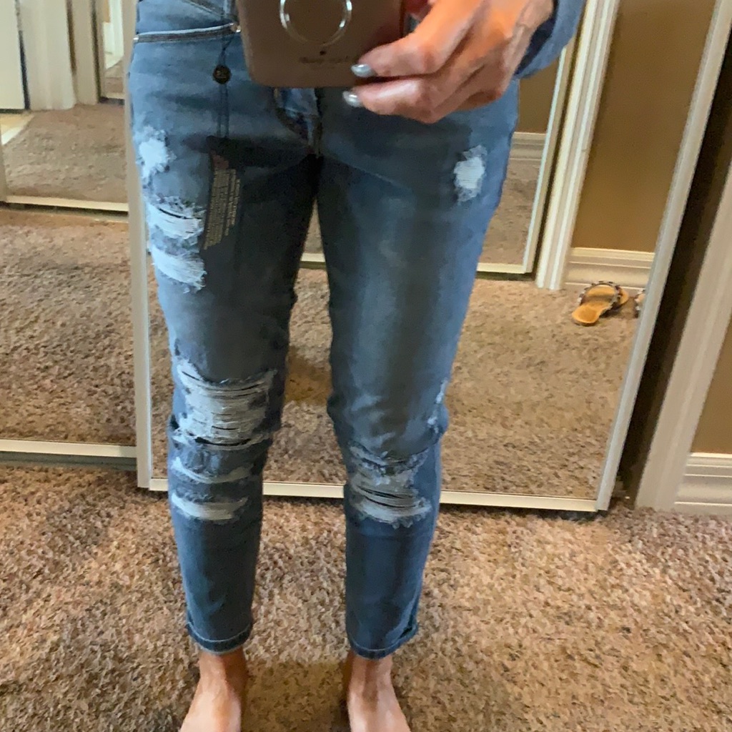 Bebe Destroyed Jeans